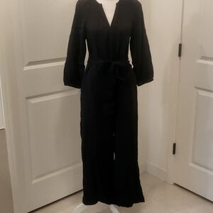 Gap Black Muslin Cotton Jumpsuit Size 00